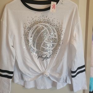 Justice volleyball glitter